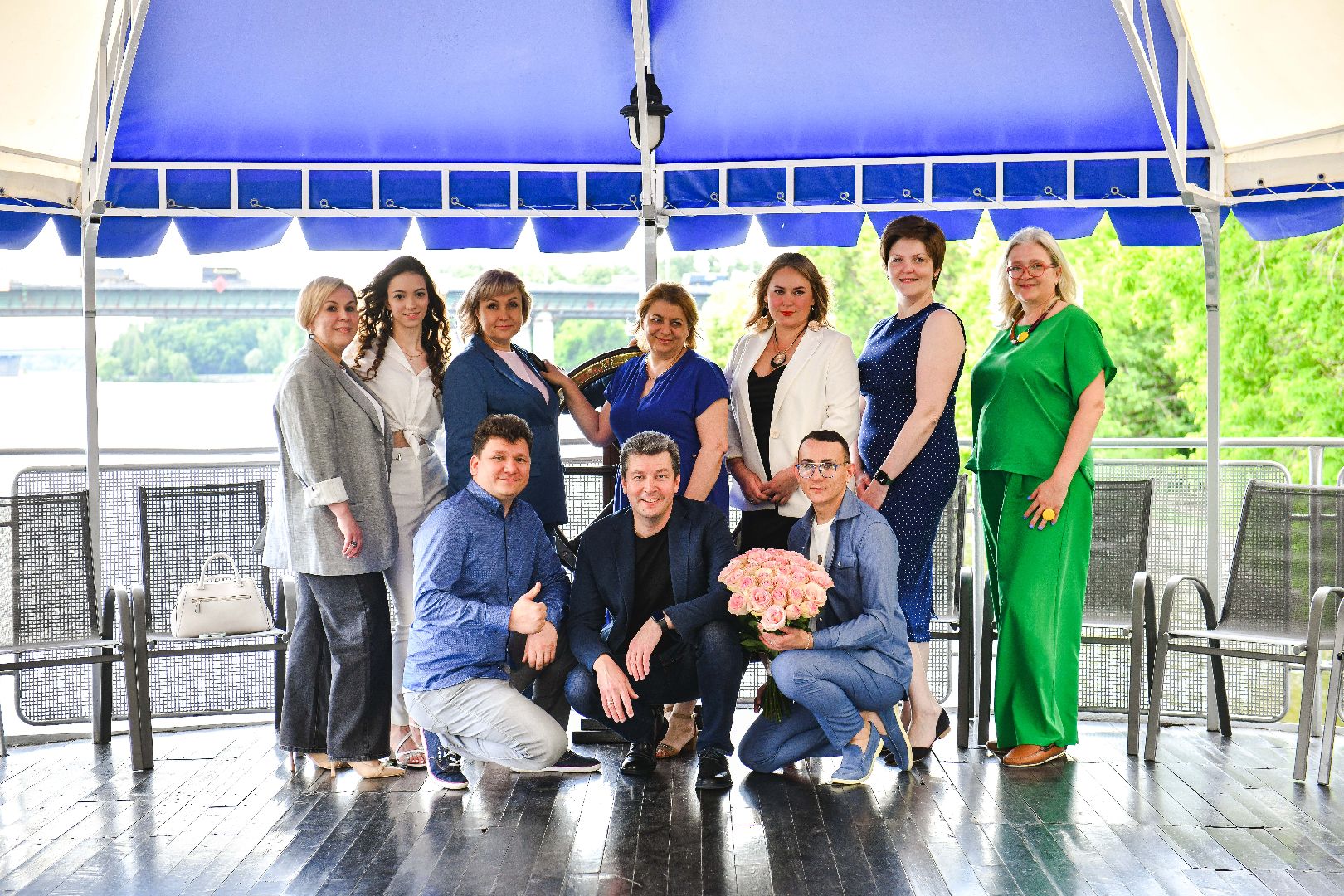 теплоход, медработник, праздник,