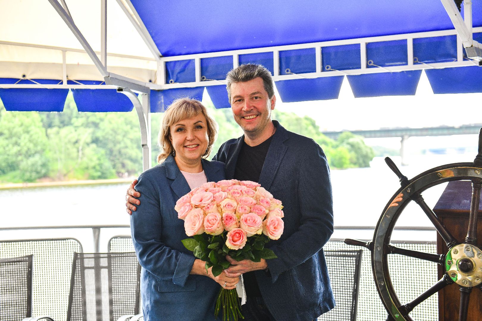 теплоход, медработник, праздник,