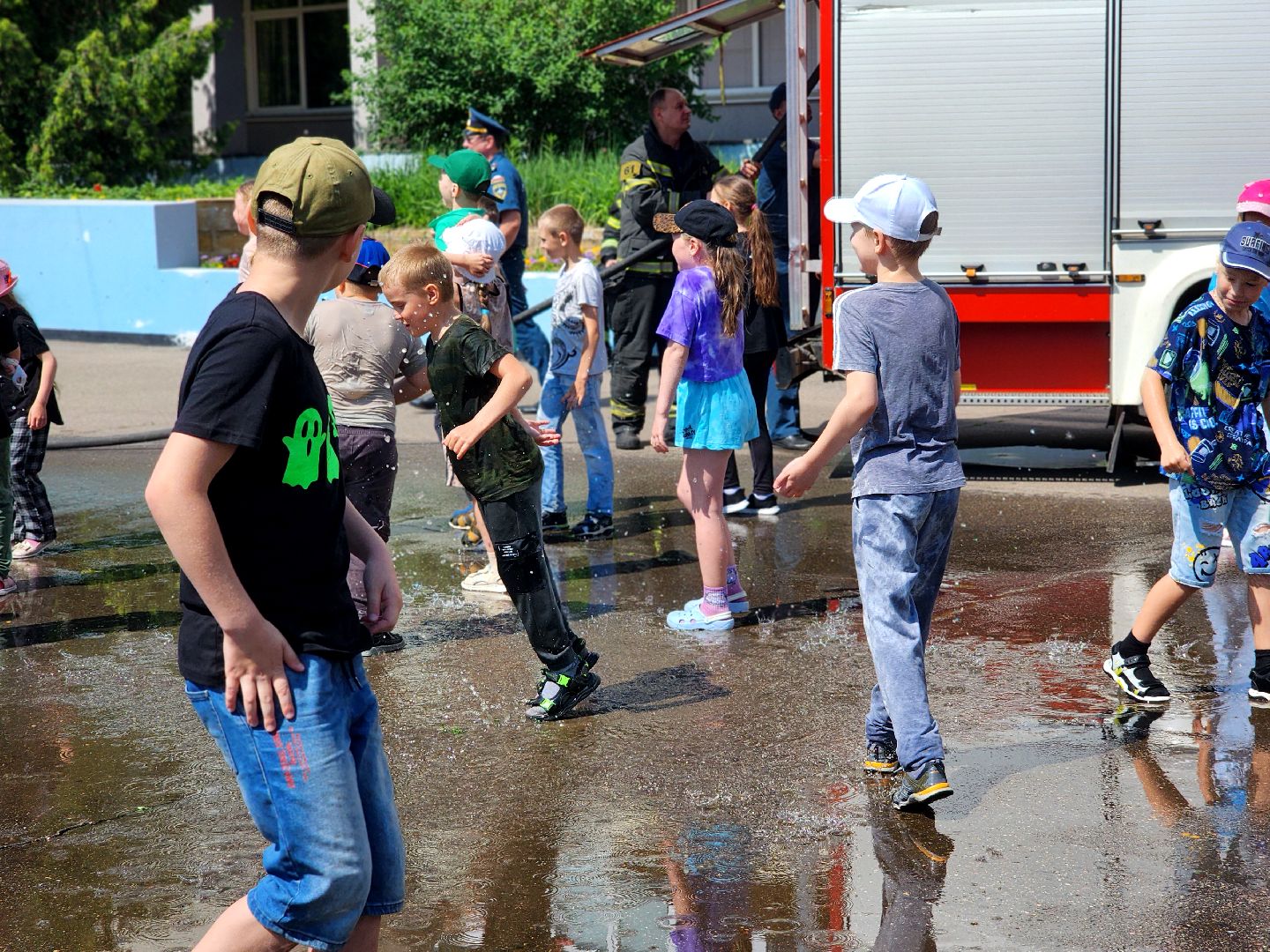 дубна, лицей 6, мчс россии, летний лагерь при школе,