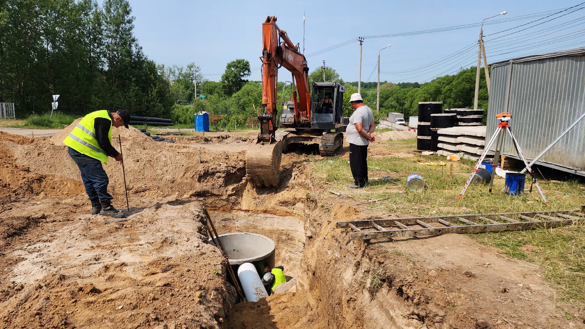 домодедово, подмосковье, ремонт, капремонт, мост, река рожайка, пешеходный мост,