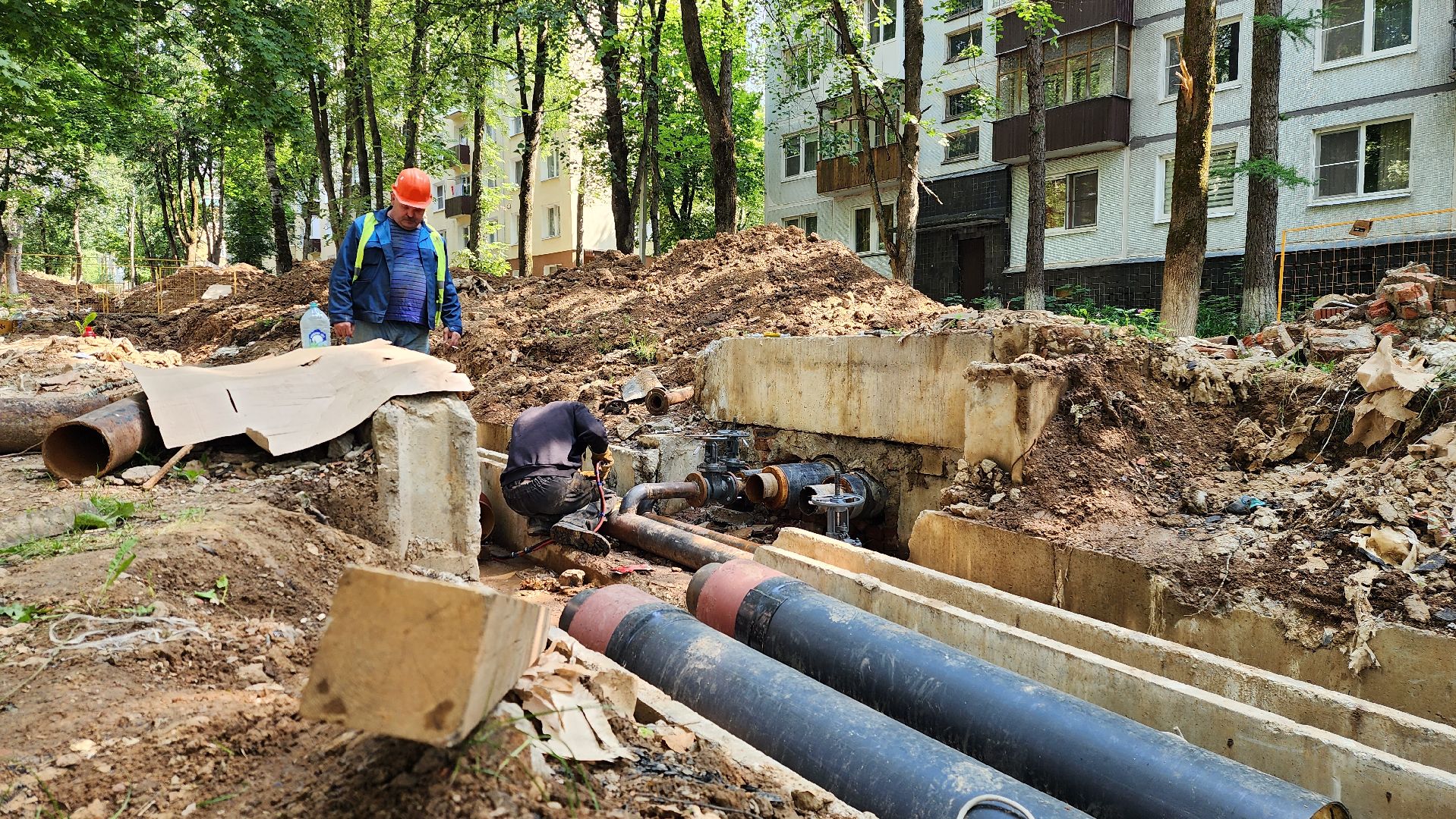 истра, капремонт теплотрассы, жкх,