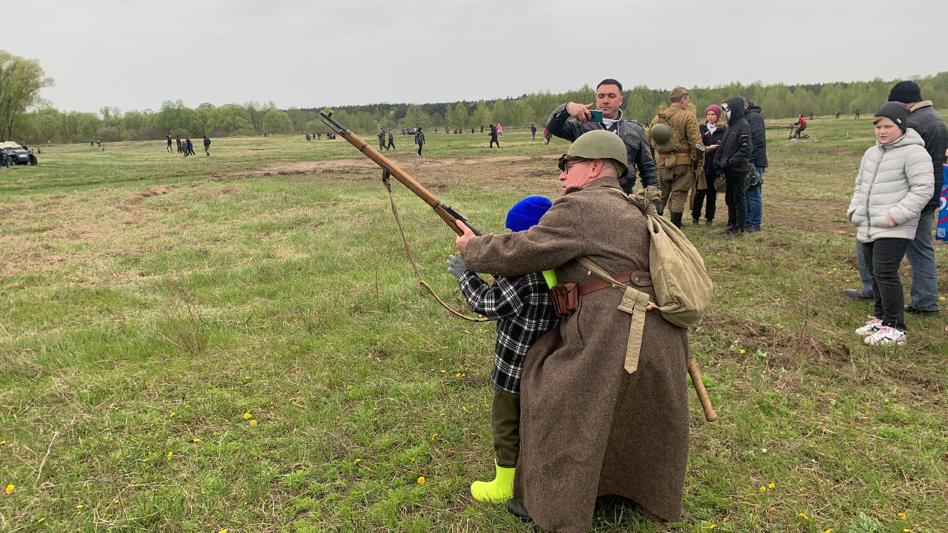Ступино, Огненная дуга, реконструкция боя