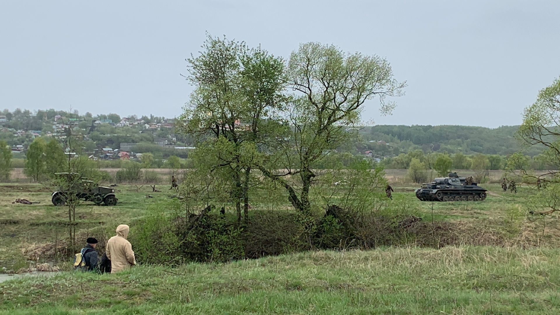 Ступино, Огненная дуга, реконструкция боя