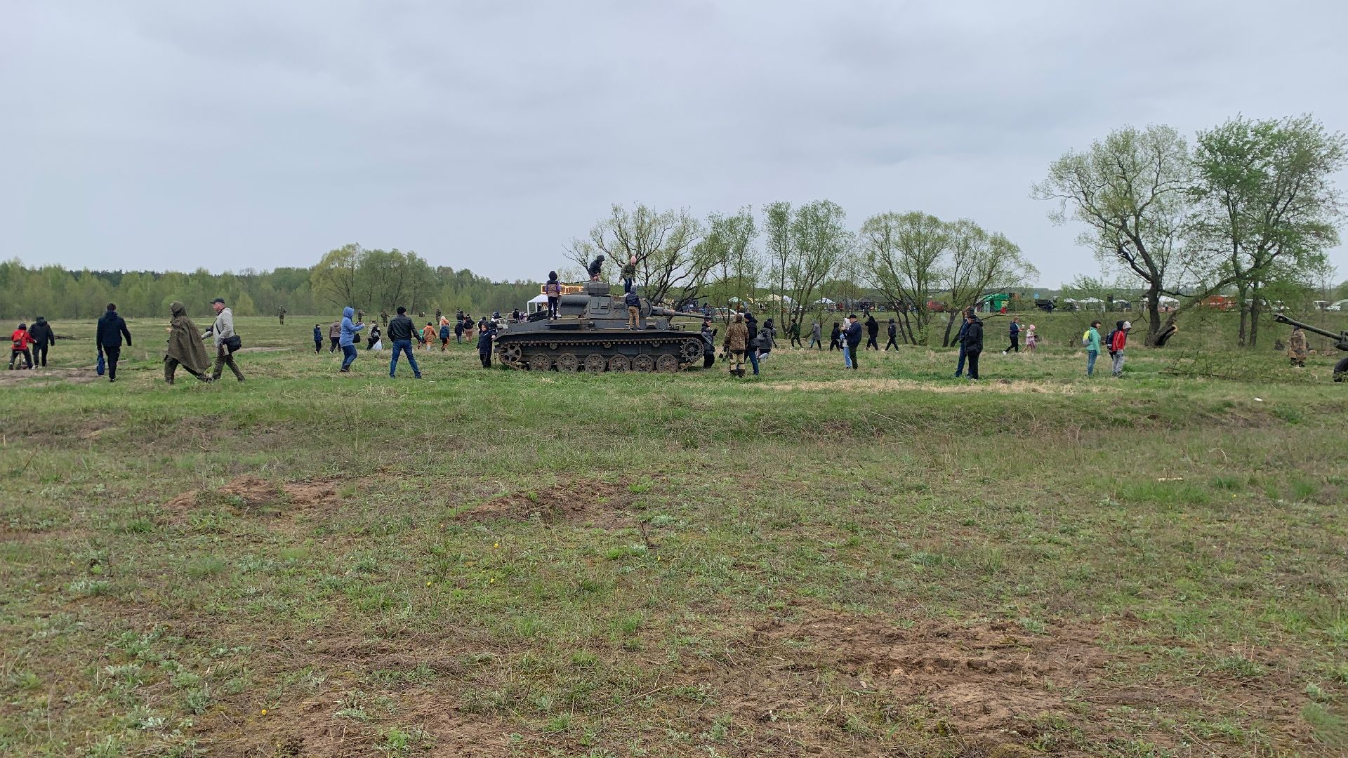 Ступино, Огненная дуга, реконструкция боя