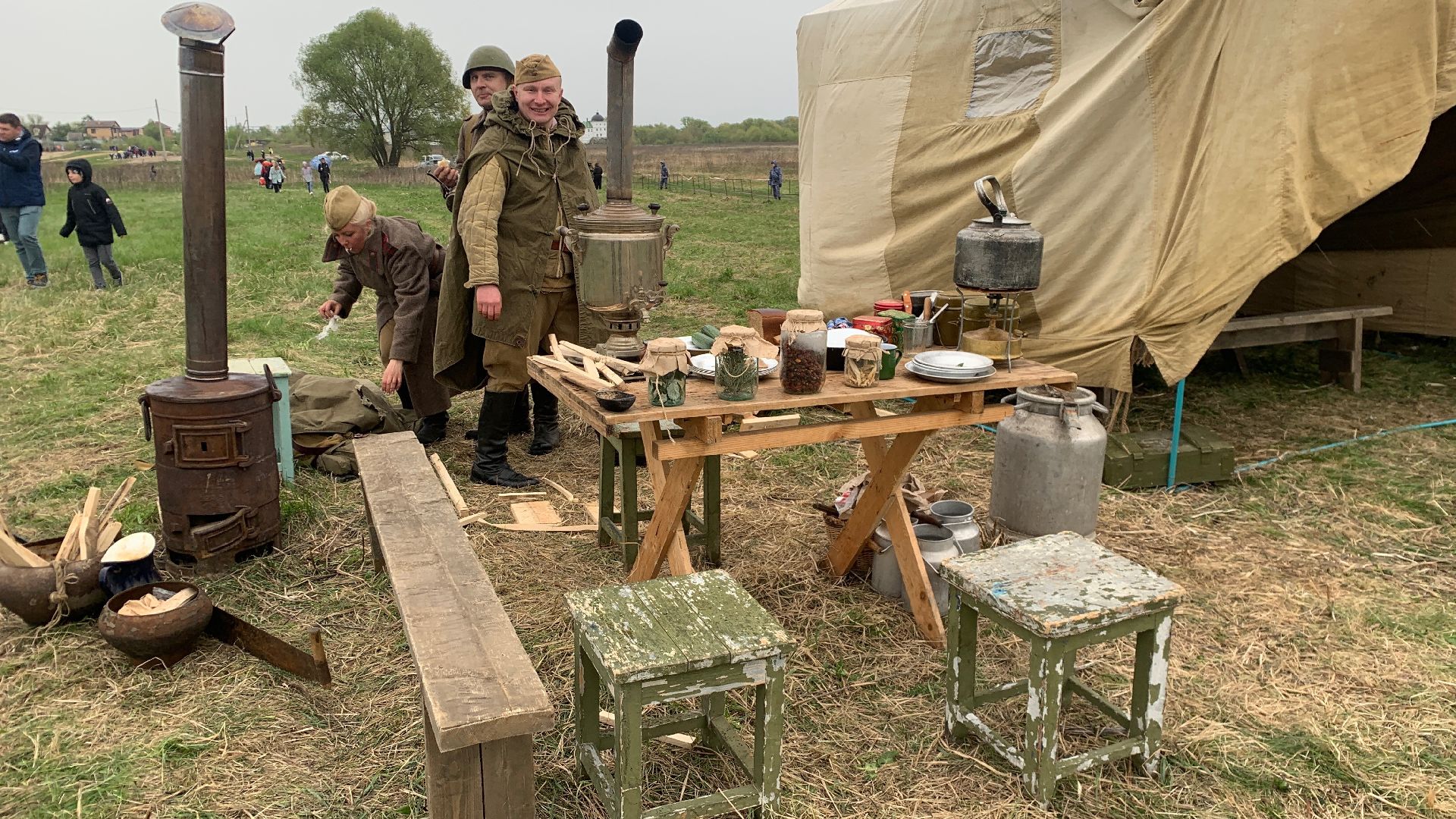 Ступино, Огненная дуга, реконструкция боя