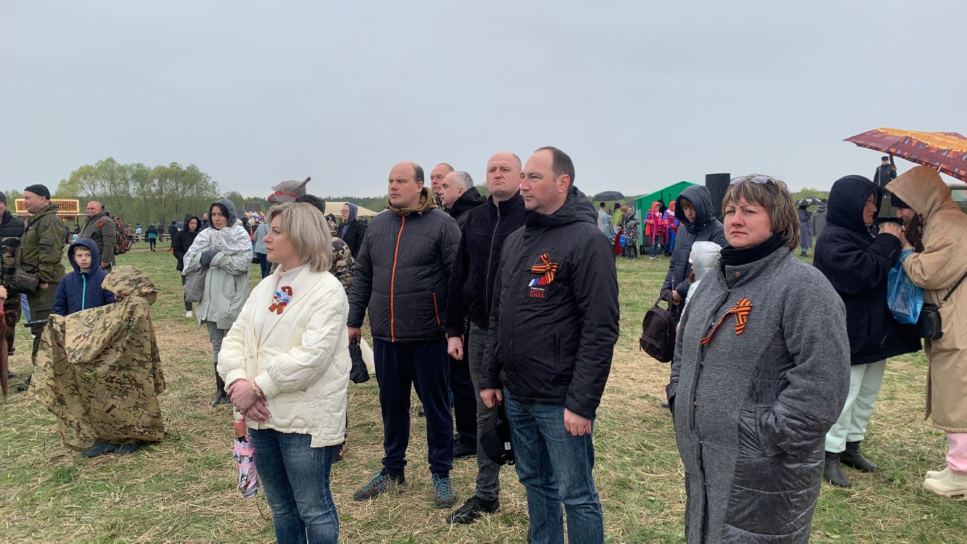 Ступино, Огненная дуга, реконструкция боя