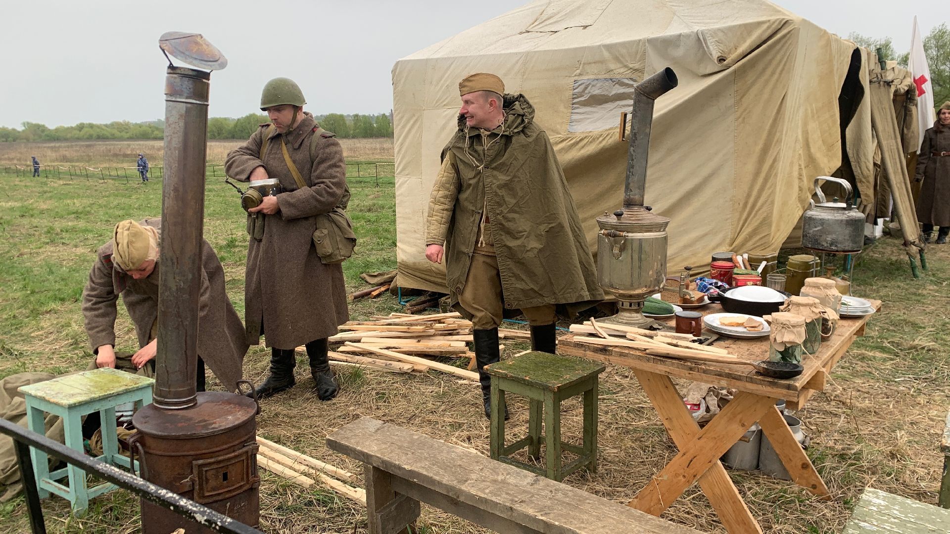 Ступино, Огненная дуга, реконструкция боя