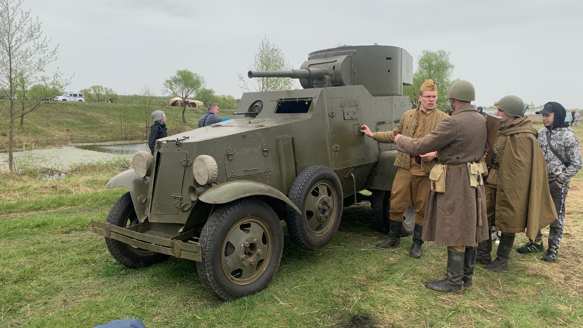 Ступино, Огненная дуга, реконструкция боя
