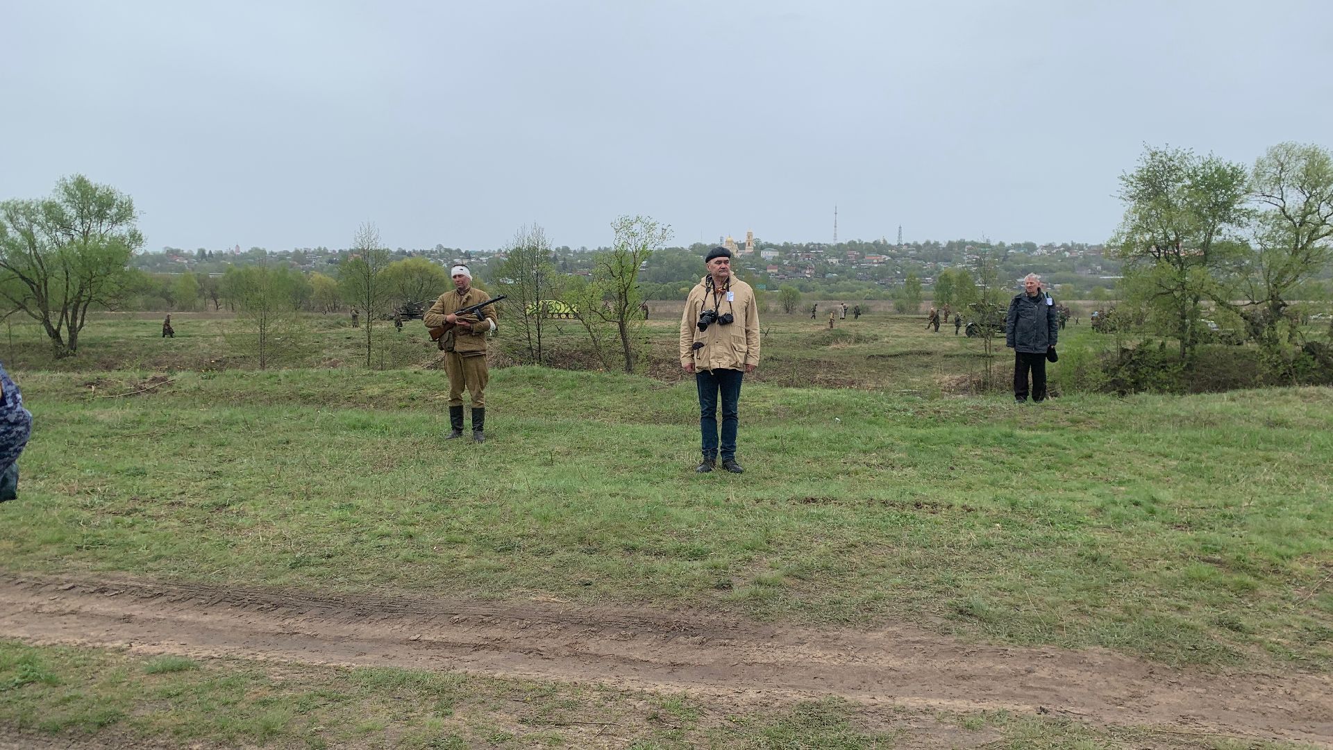 Ступино, Огненная дуга, реконструкция боя