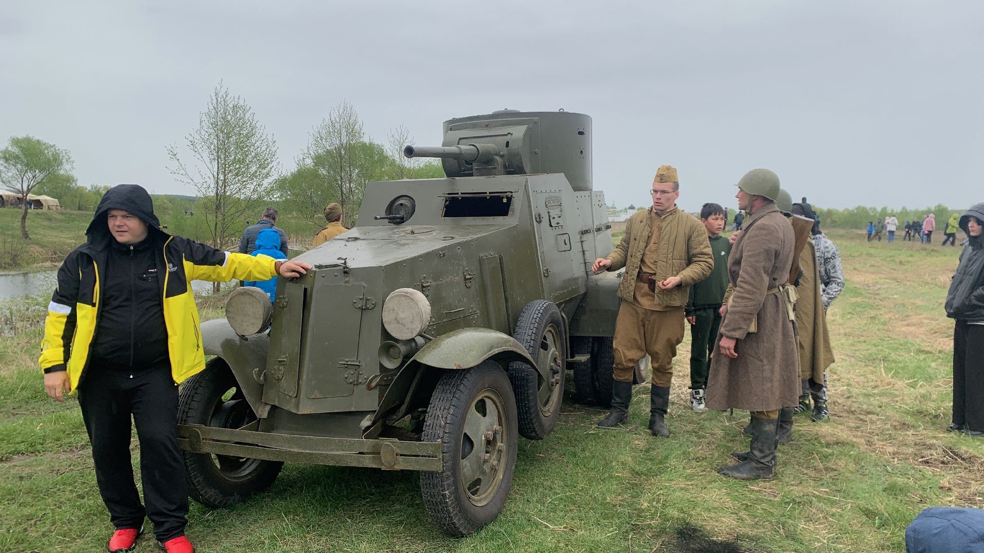 Ступино, Огненная дуга, реконструкция боя
