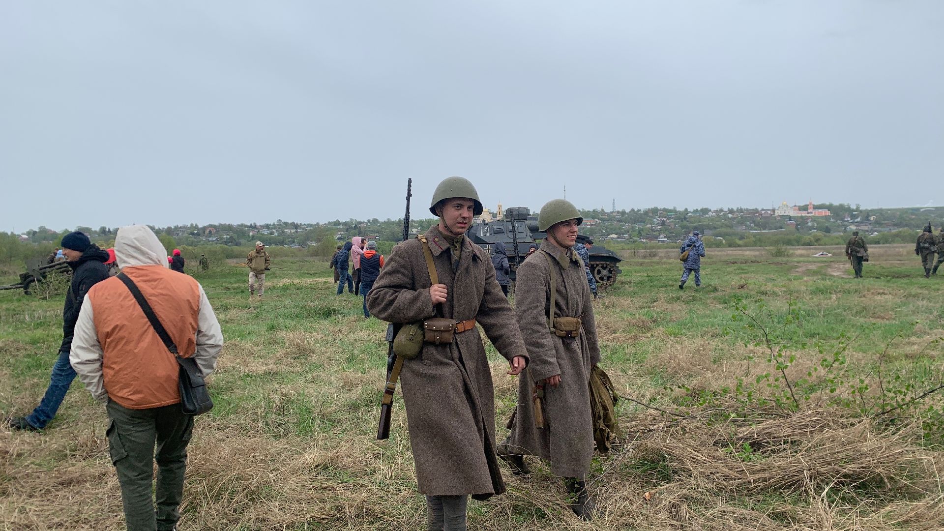 Ступино, Огненная дуга, реконструкция боя