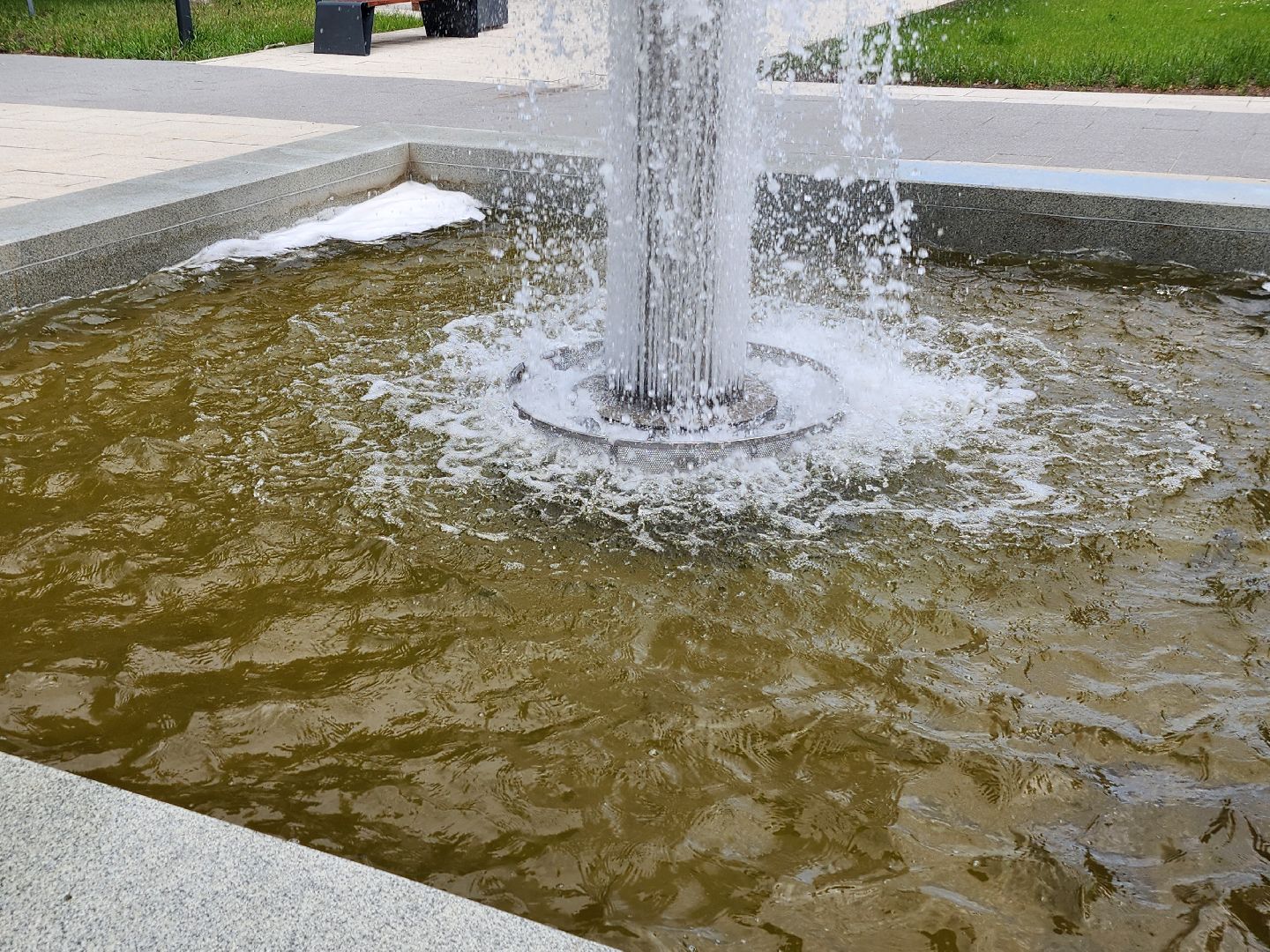 фонтаны, уборка города, фрязино, площадь победы,