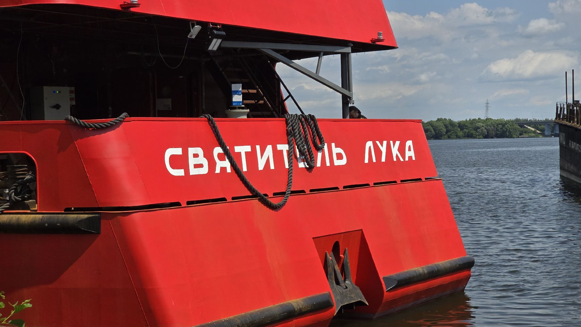 Коломна,  порт коломна, теплоход, плавучий госпиталь,