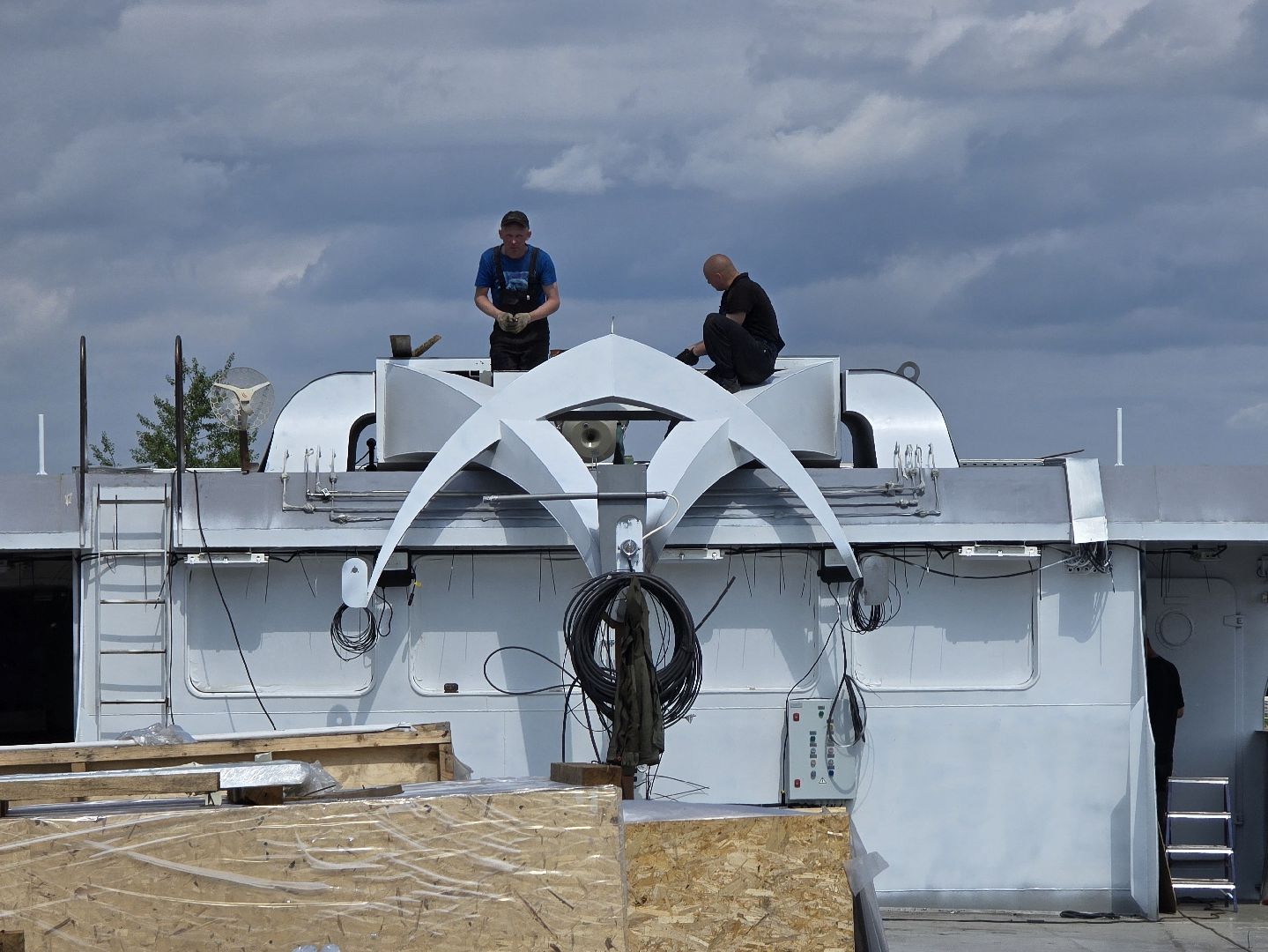 Коломна,  порт коломна, теплоход, плавучий госпиталь,