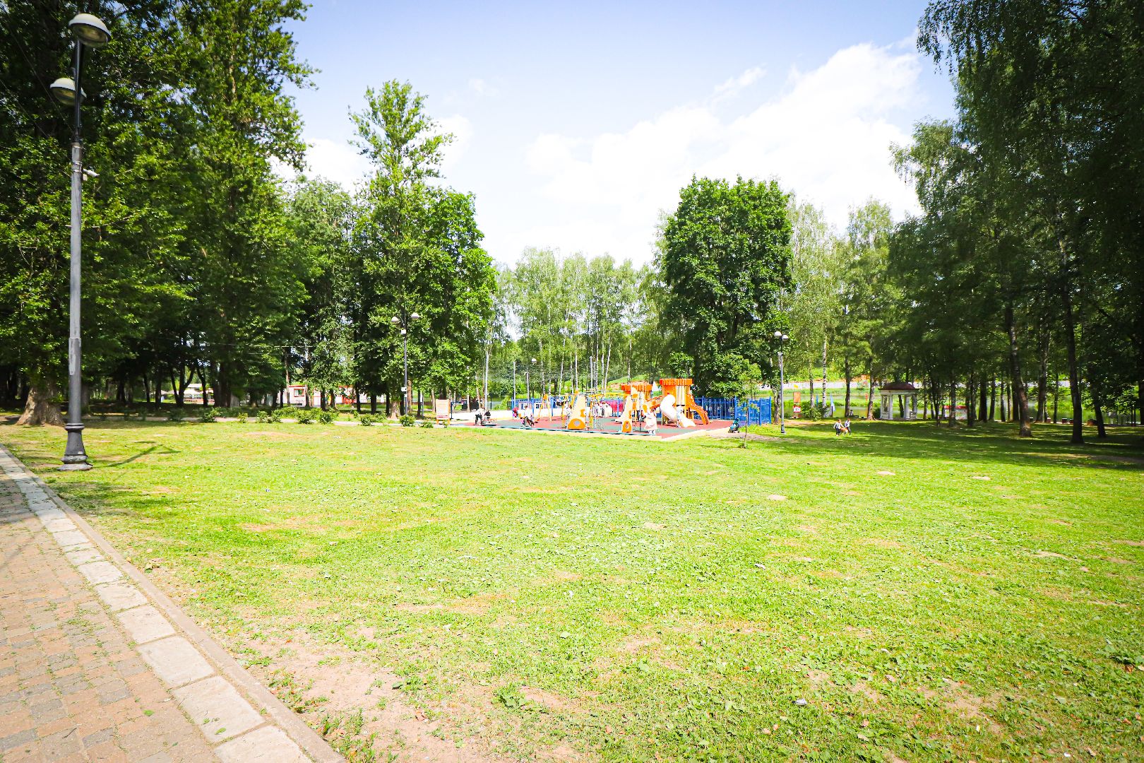 клин, парки подмосковья, покос травы, благоустройство,