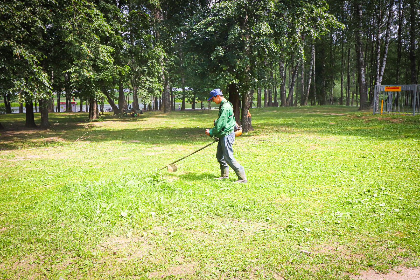 клин, парки подмосковья, покос травы, благоустройство,