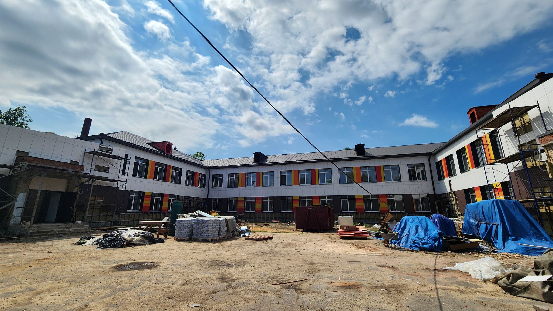 монино, щёлково, капитальный ремонт школы,