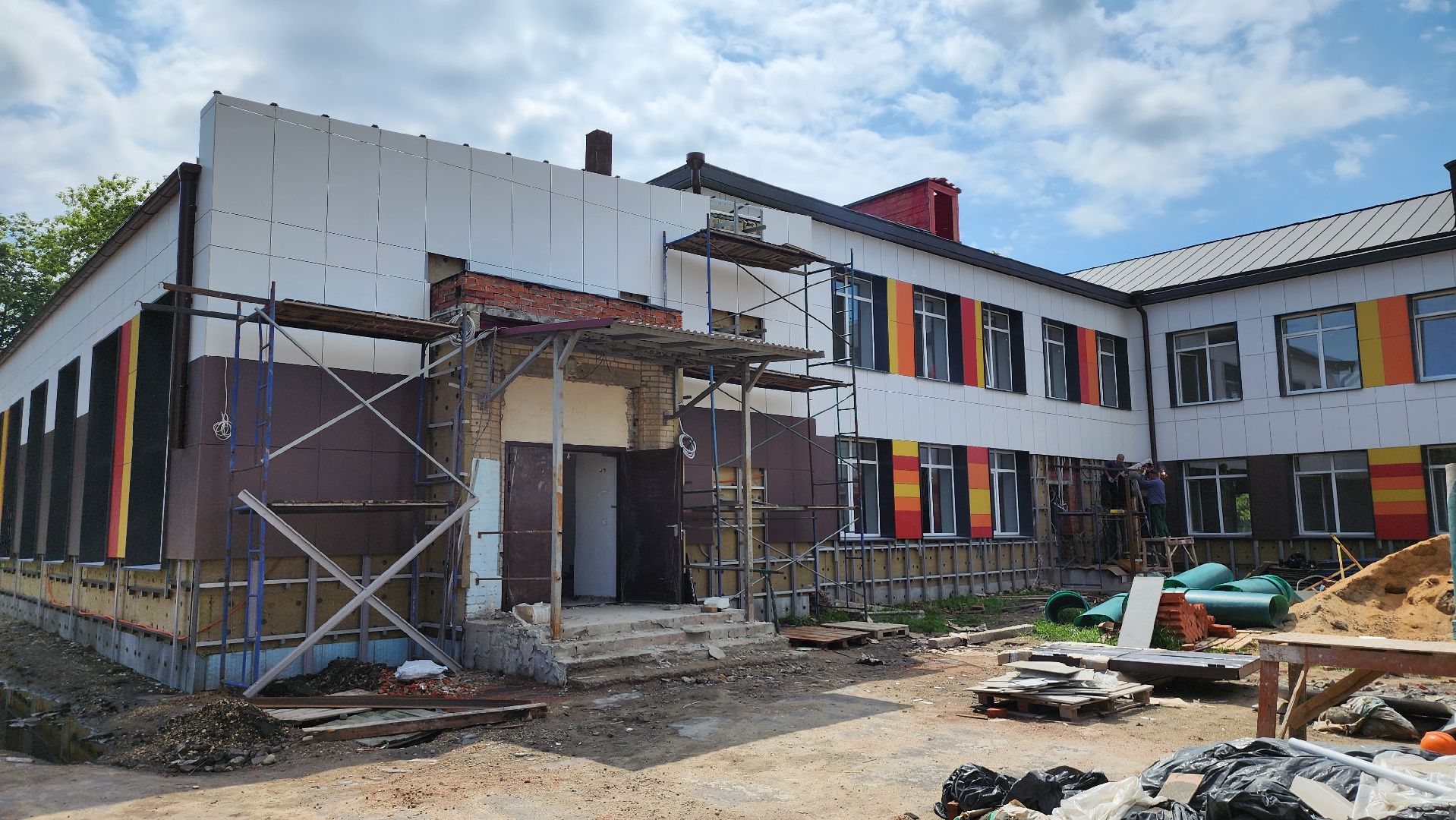 монино, щёлково, капитальный ремонт школы,