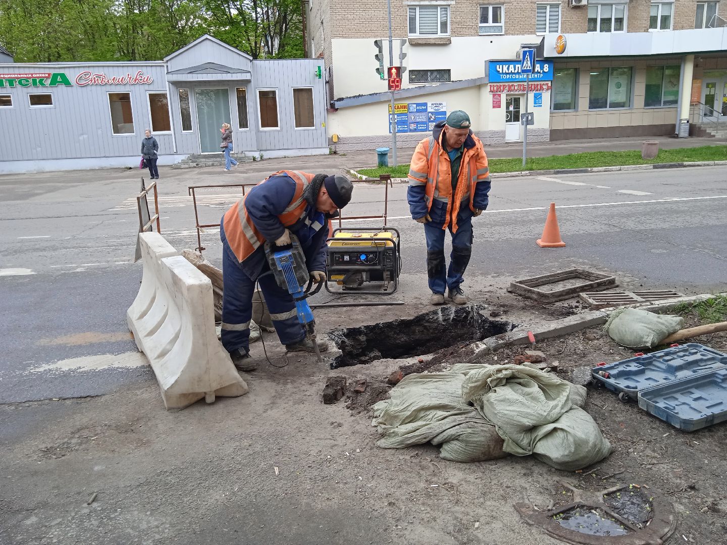 ливневая, канализация, ливнёвка, дренажные, колодцы, ремонт, Жуковский