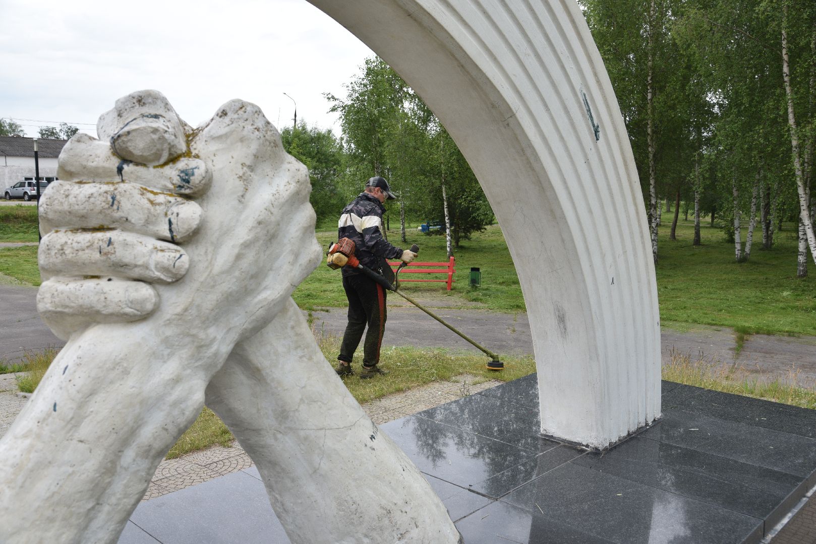 лотошино, благоустройство, окос травы,