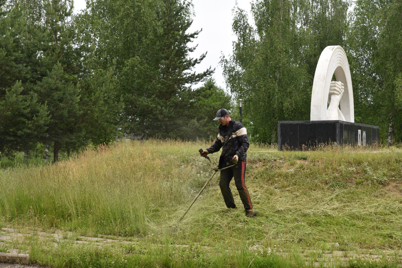 лотошино, благоустройство, окос травы,