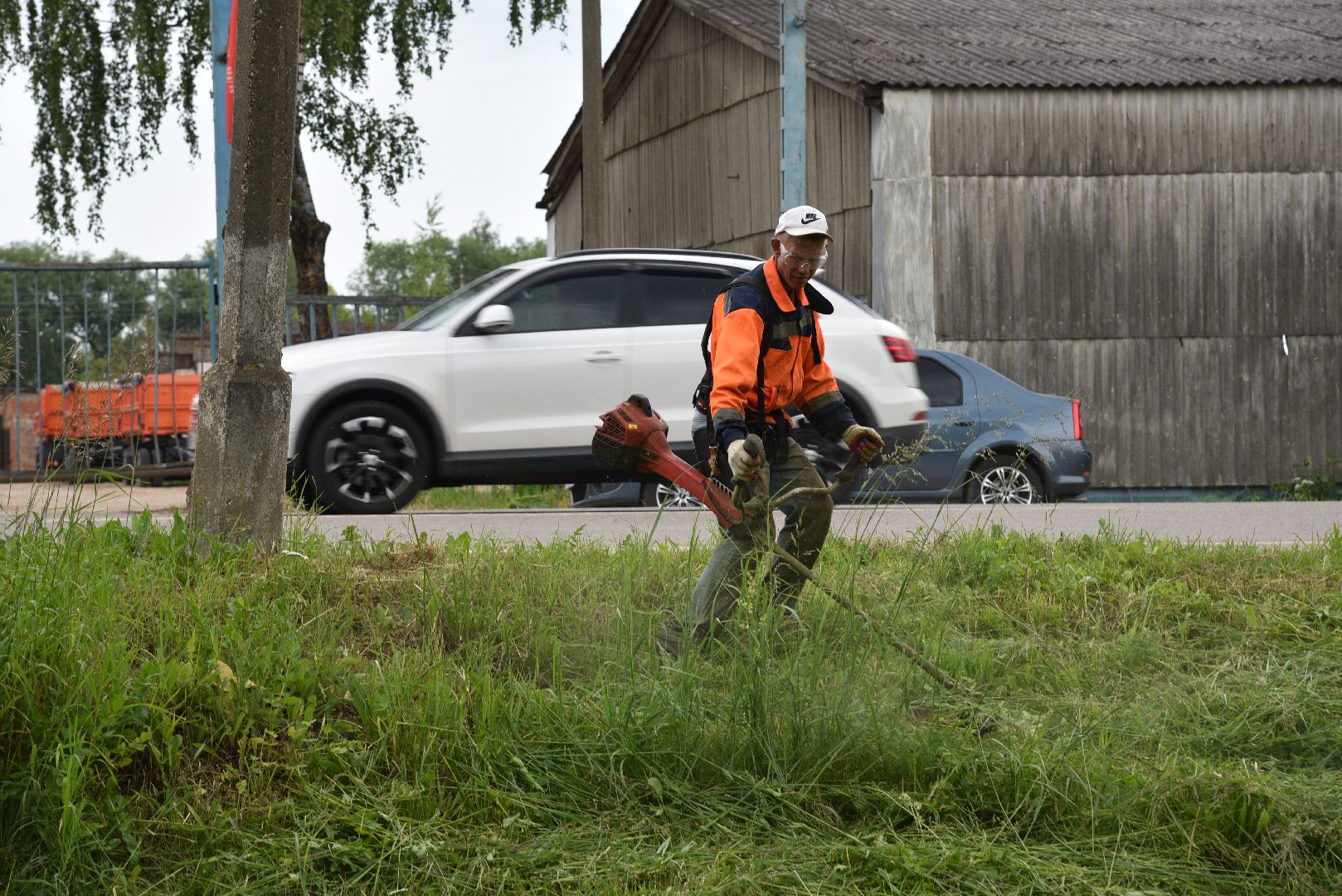 лотошино, благоустройство, окос травы,