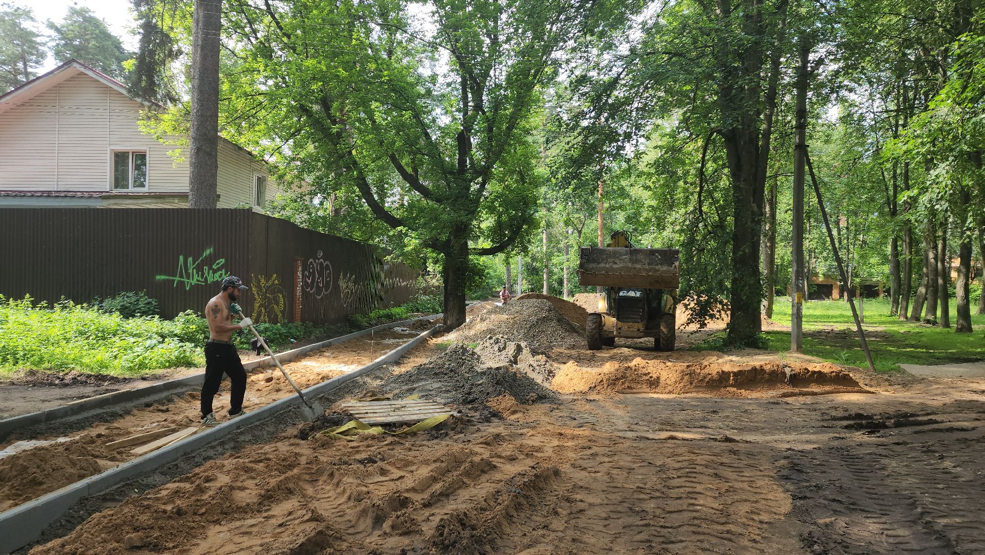 пушкино, вертикалки, благоустройство, пешеходная дорожка, пешком в подмосковье,асфальтовое покрытие, бортовой камень, тротуар,