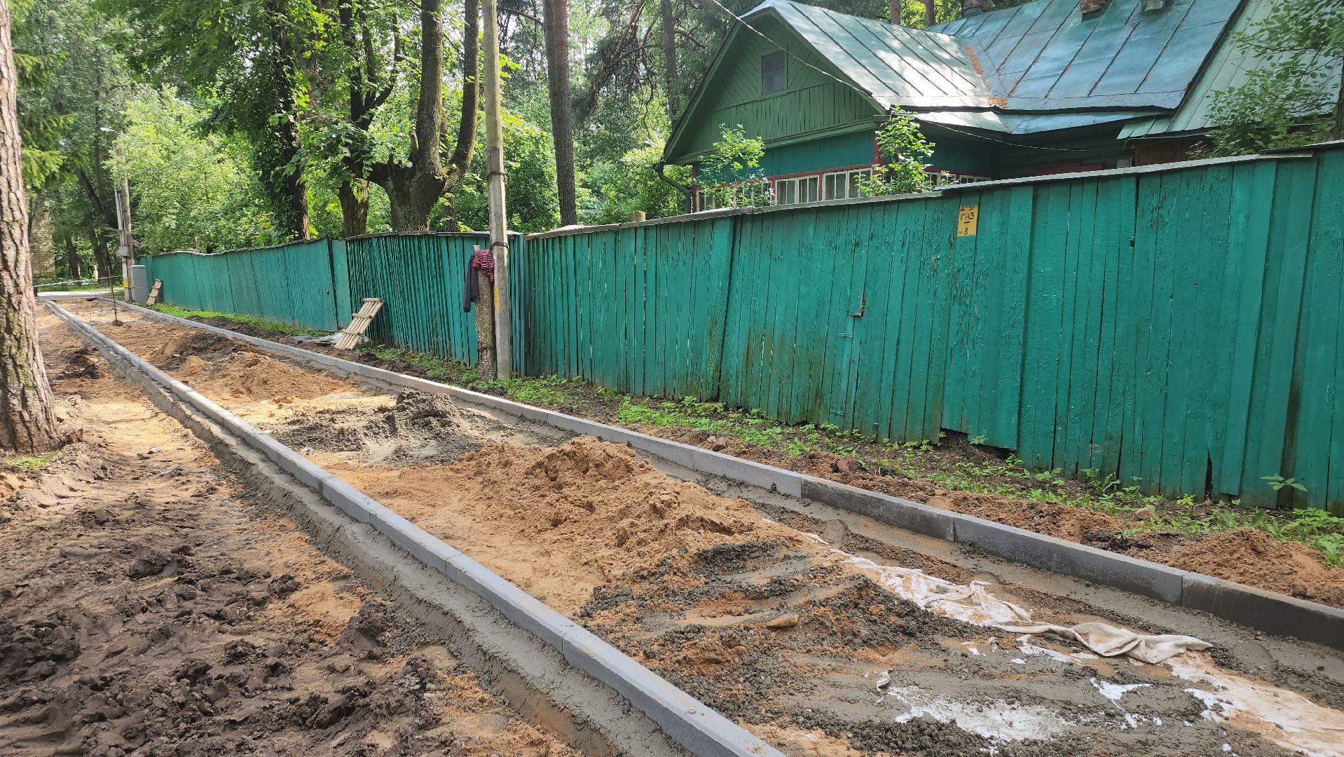 пушкино, вертикалки, благоустройство, пешеходная дорожка, пешком в подмосковье,асфальтовое покрытие, бортовой камень, тротуар,