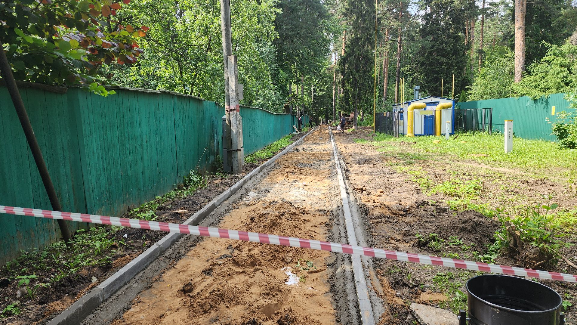 пушкино, вертикалки, благоустройство, пешеходная дорожка, пешком в подмосковье,асфальтовое покрытие, бортовой камень, тротуар,