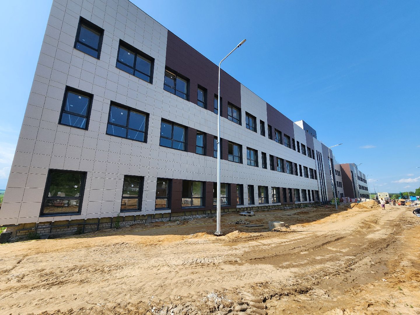 Зарайск,  Строительство, новая школа в зарайске,