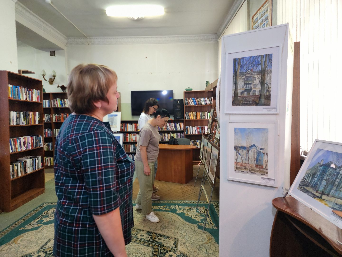 фрязино, художественная выставка, библиотека, пленэры,