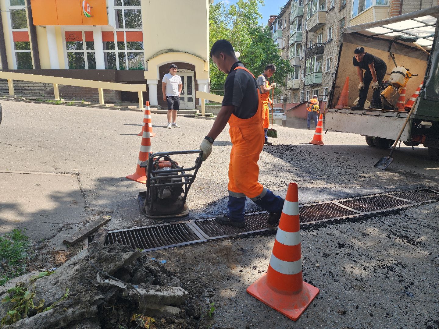 красноармейск, городской округ пушкинский, ливневая канализация, ремонт,