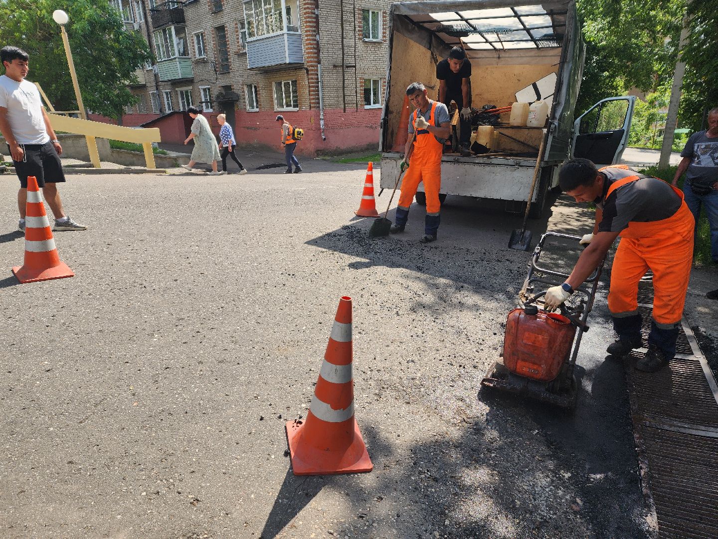 красноармейск, городской округ пушкинский, ливневая канализация, ремонт,