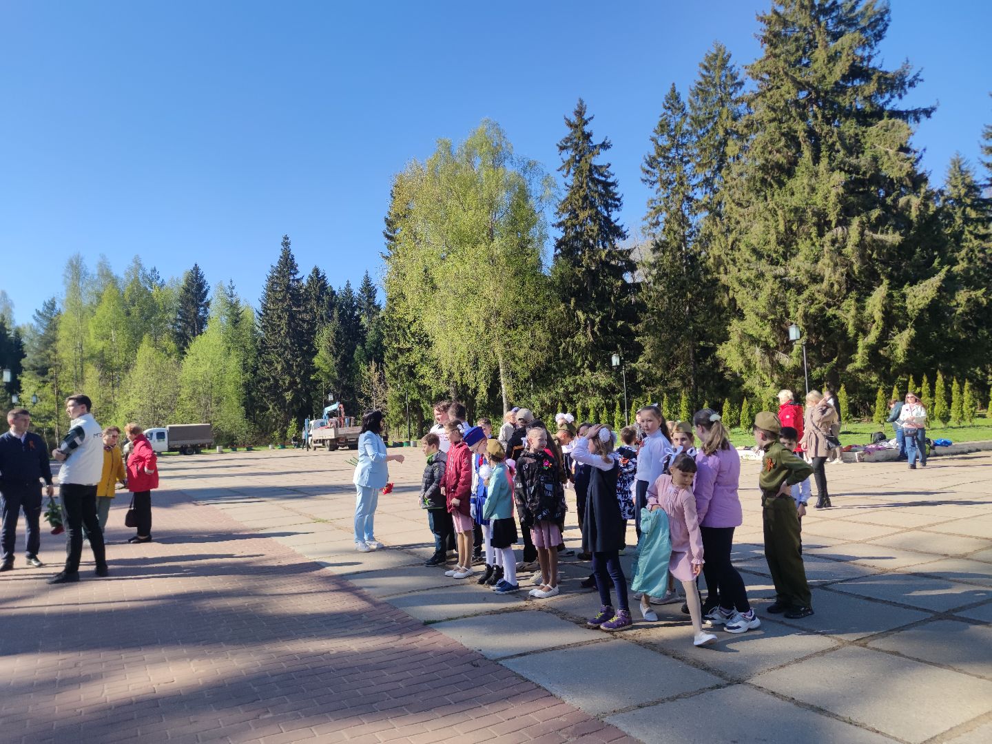 Вахта памяти, школьники, мемориал, Дубна