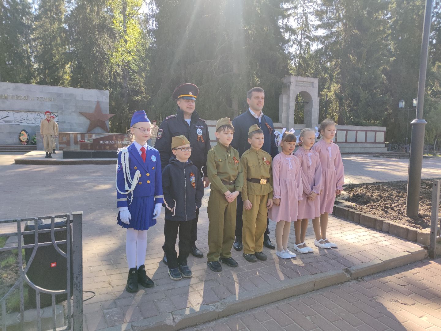 Вахта памяти, школьники, мемориал, Дубна