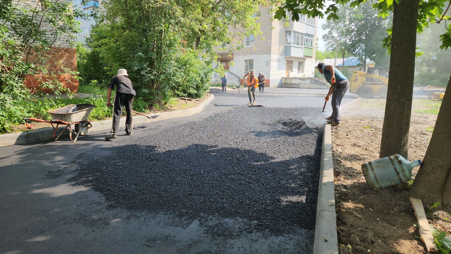 луховицы, благоустройство, комплексное благоустройство двора,