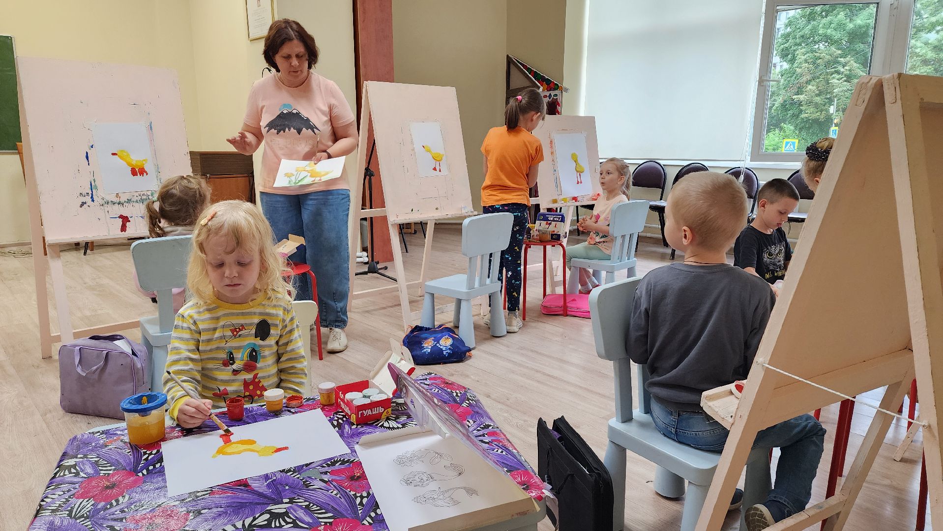 Изо-студия, Лобня, детское творчество,