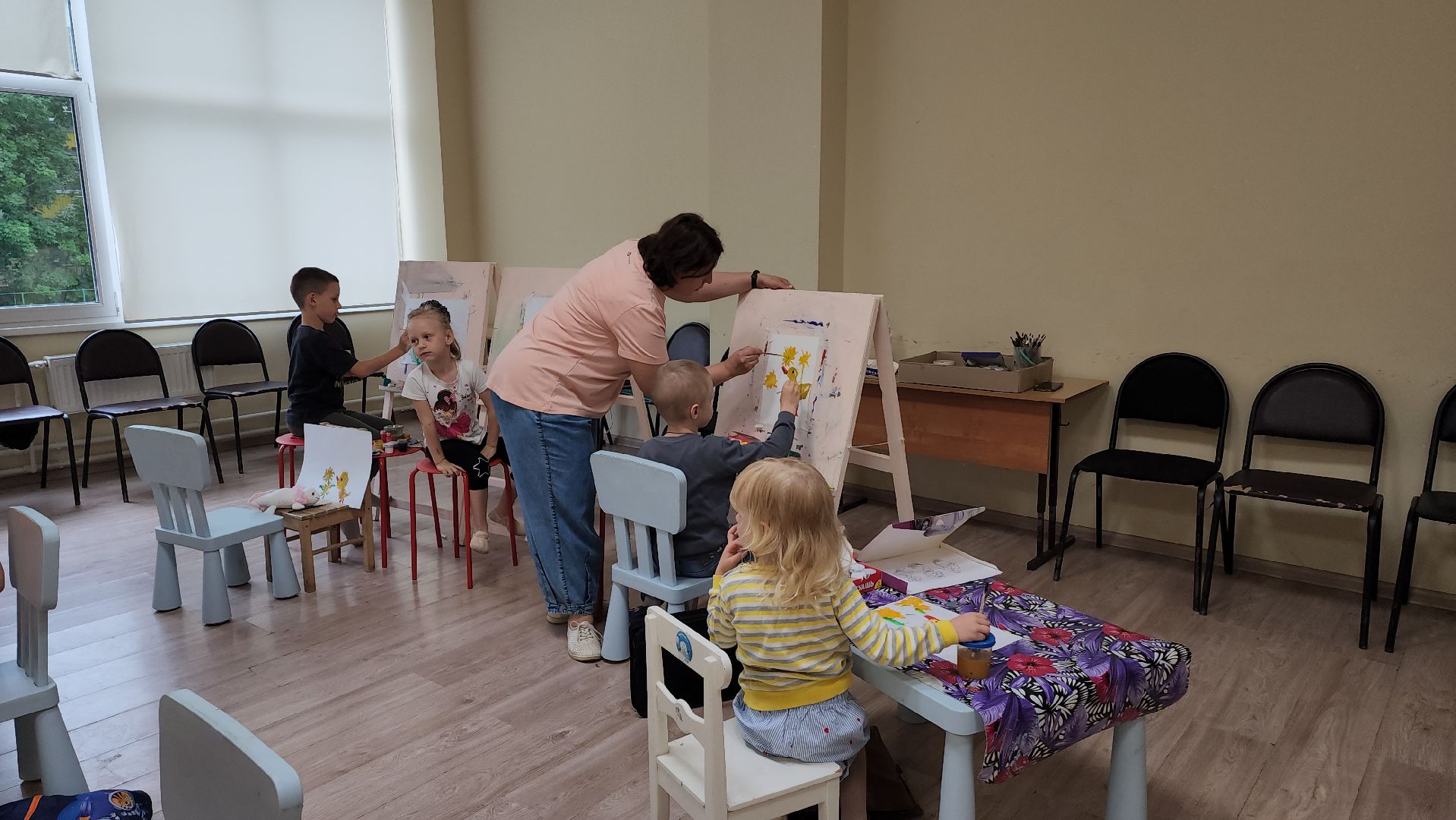 Изо-студия, Лобня, детское творчество,