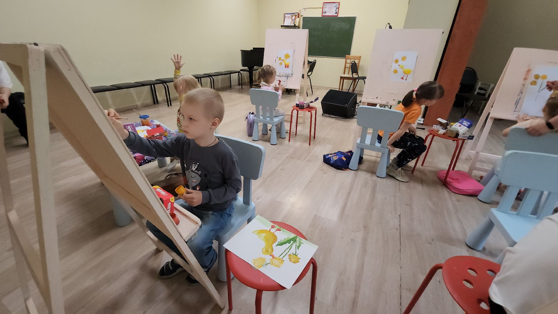 Изо-студия, Лобня, детское творчество,