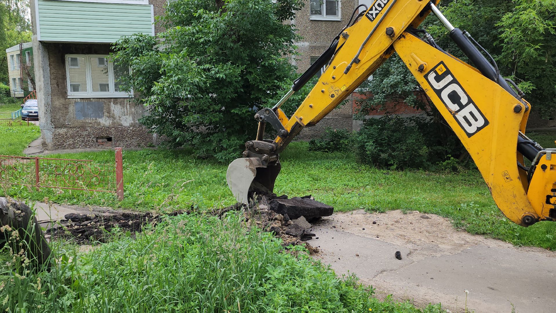 луховицы, благоустройство, комплексное благоустройство двора,