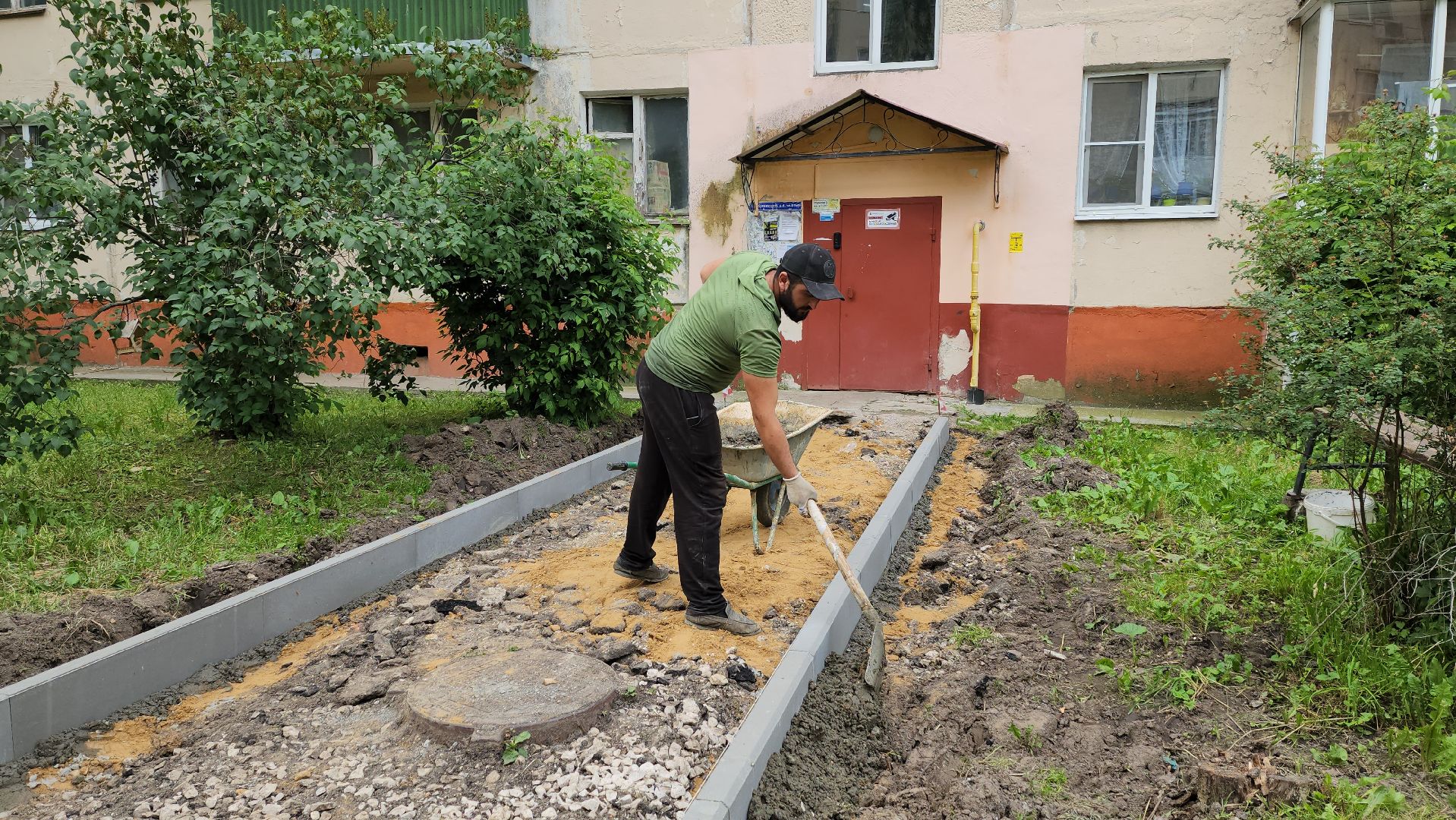 луховицы, благоустройство, комплексное благоустройство двора,