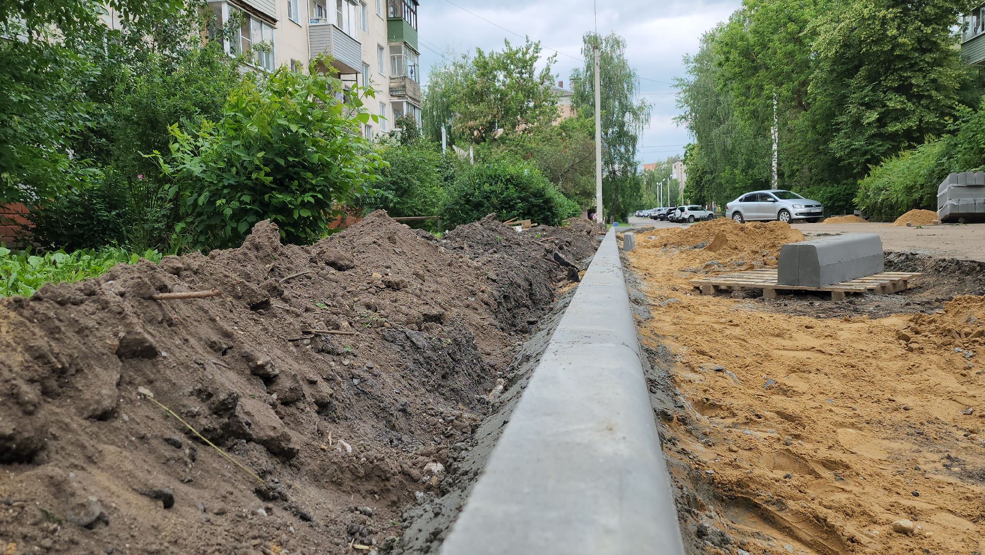 луховицы, благоустройство, комплексное благоустройство двора,