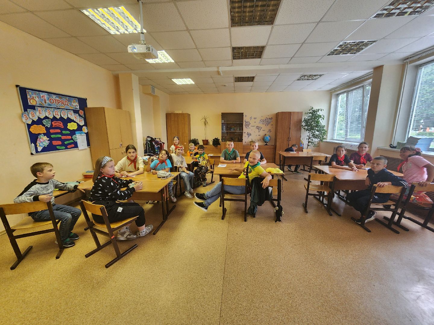 Зарайск, Лето, пришкольный лагерь, дети, Летние каникулы,