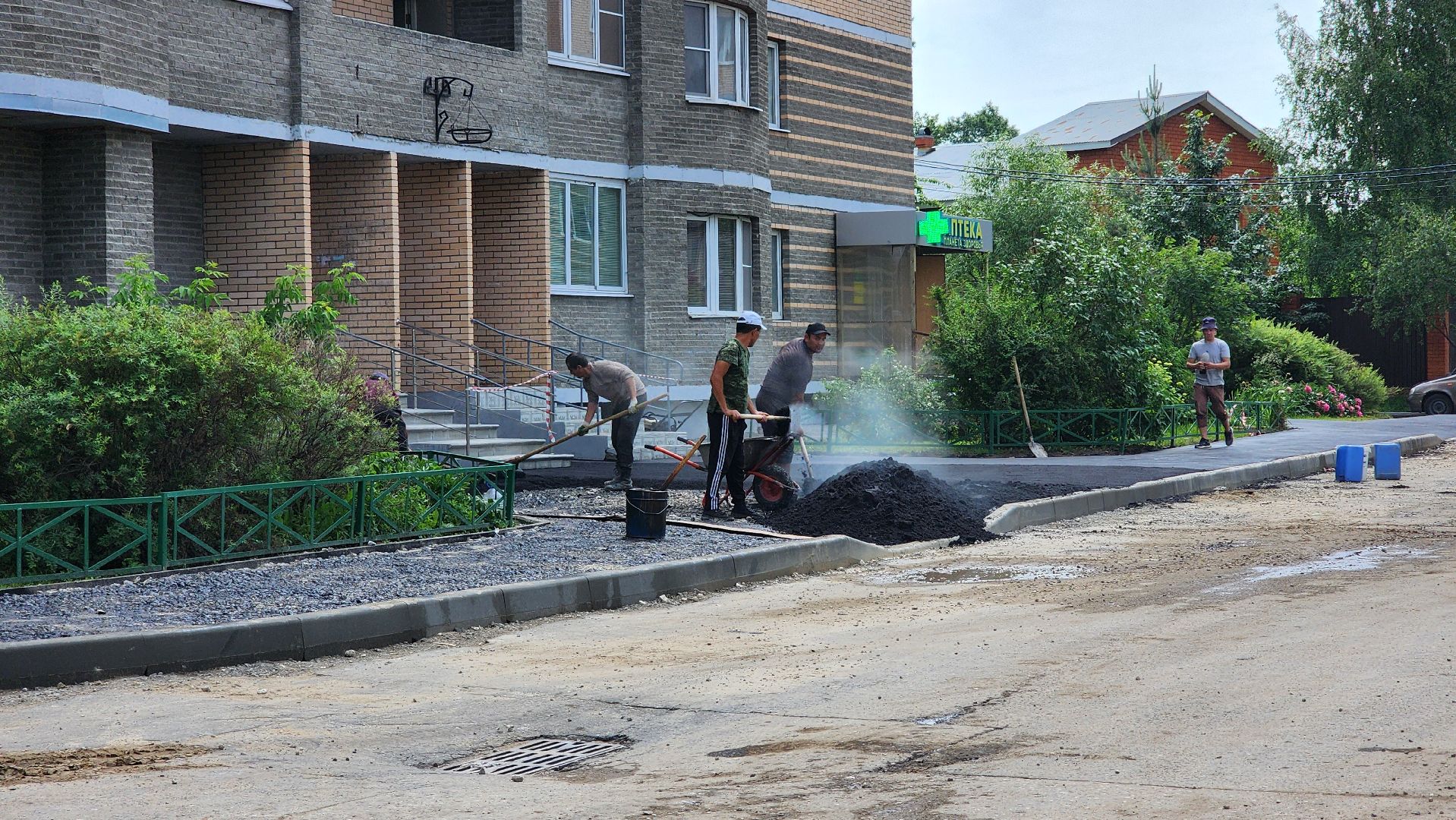 благоустройство, комплексное благоустройство дворов, лосино-петровский,