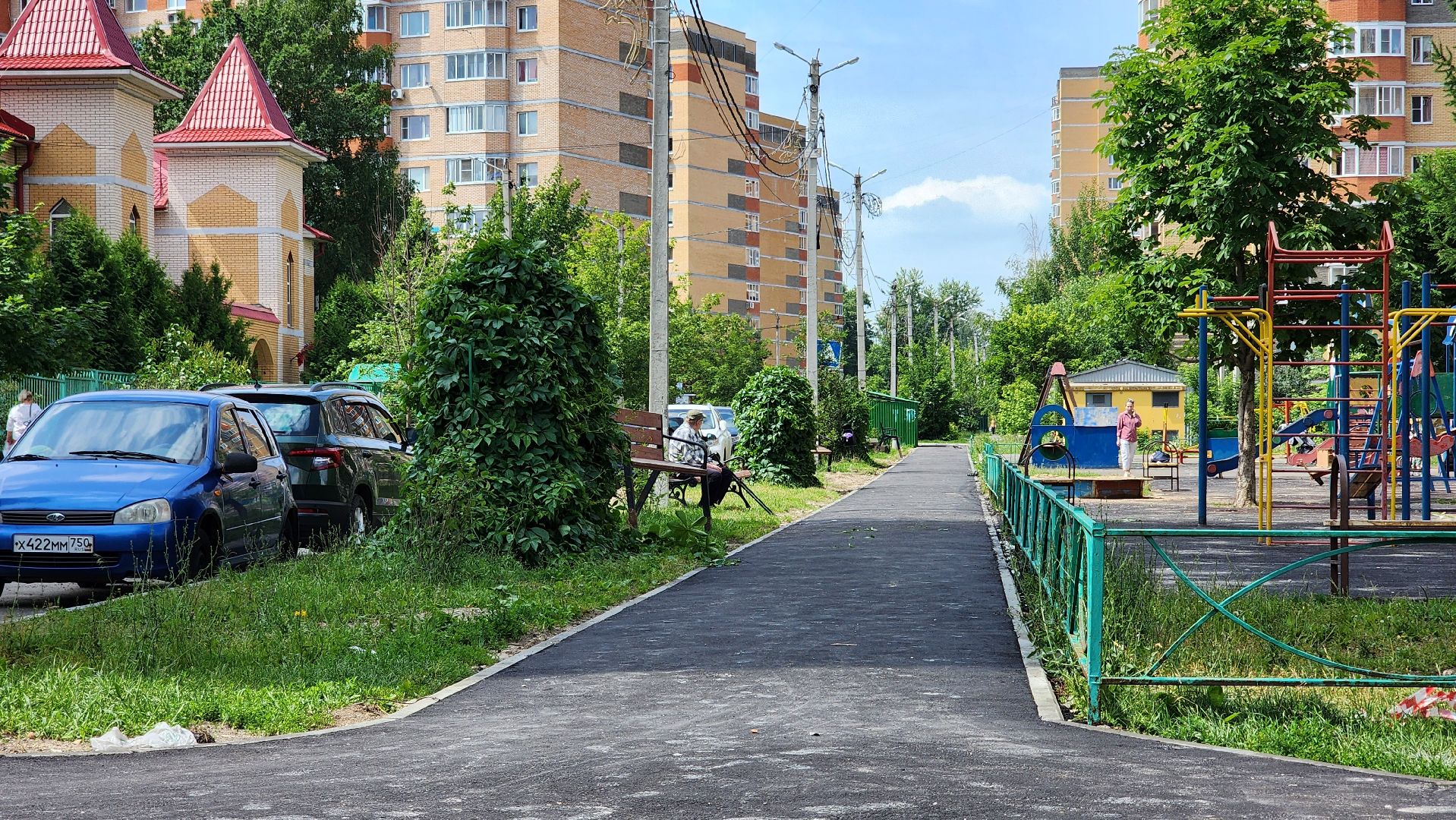 благоустройство, комплексное благоустройство дворов, лосино-петровский,