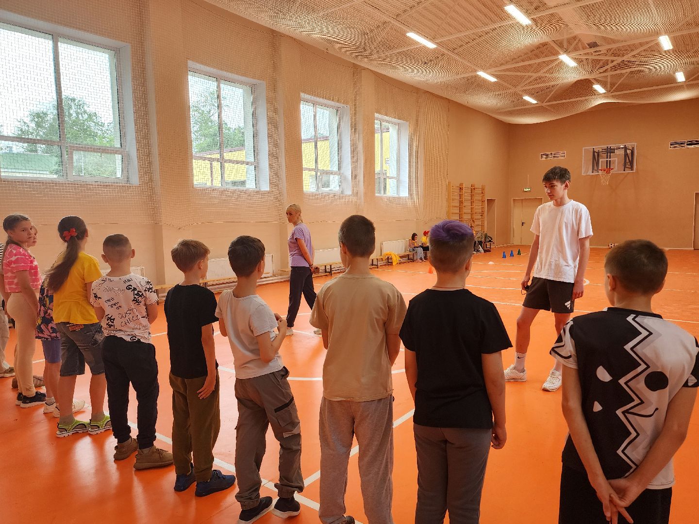 дубна, спорт, летний лагерь, школа 1,