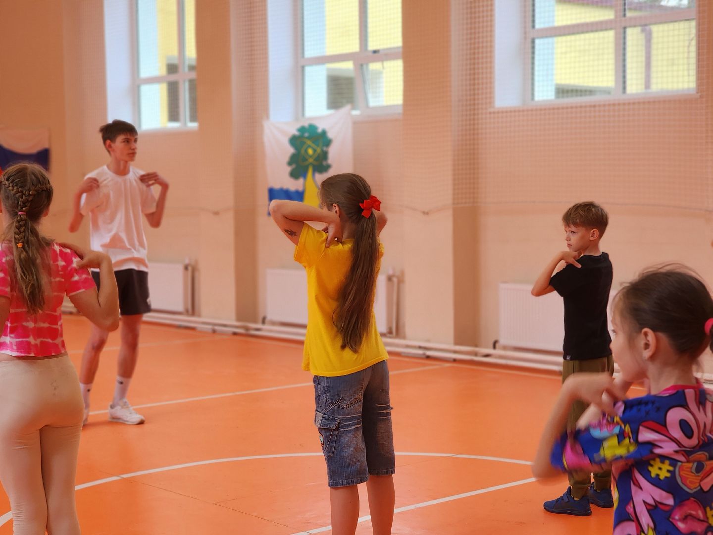 дубна, спорт, летний лагерь, школа 1,