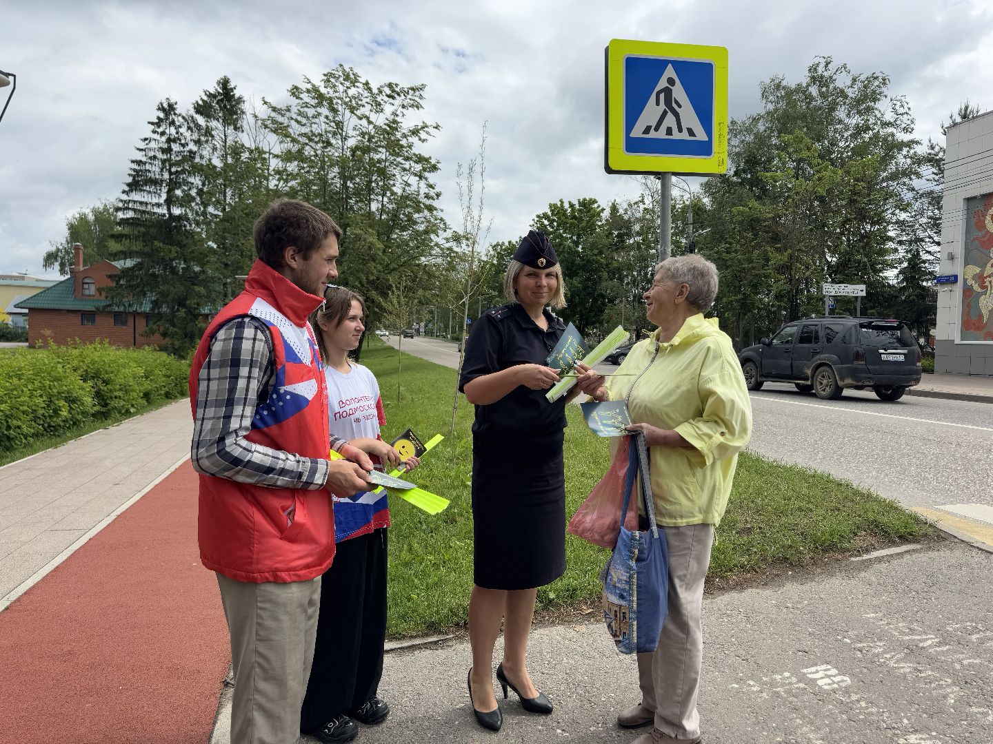 шаховская, госавтоинспекция, пешеходный переход,