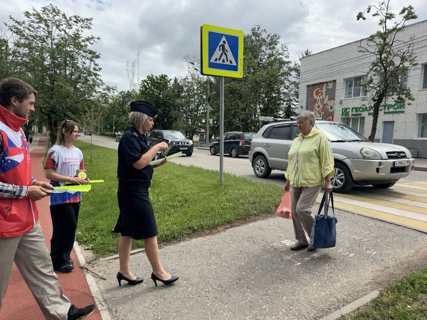 шаховская, госавтоинспекция, пешеходный переход,