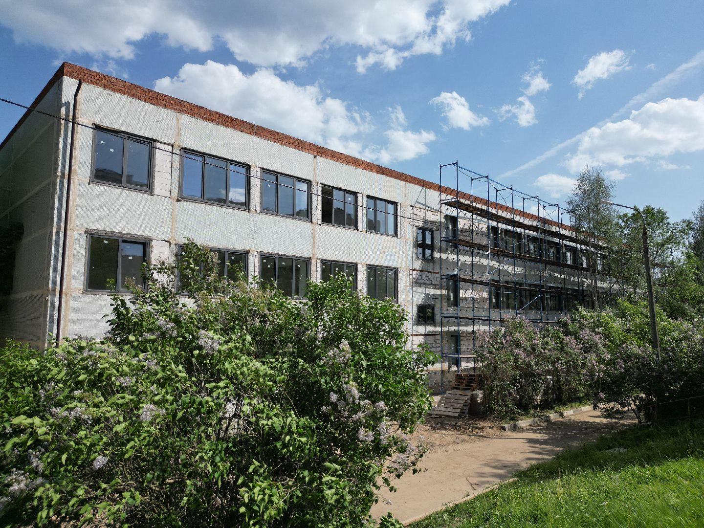 видео с коптера, ремонт лицея в истре, образование в истре,